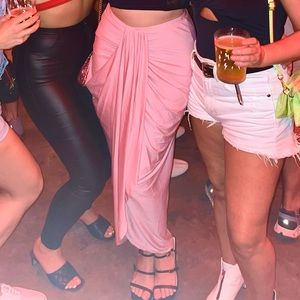 Pink skirt